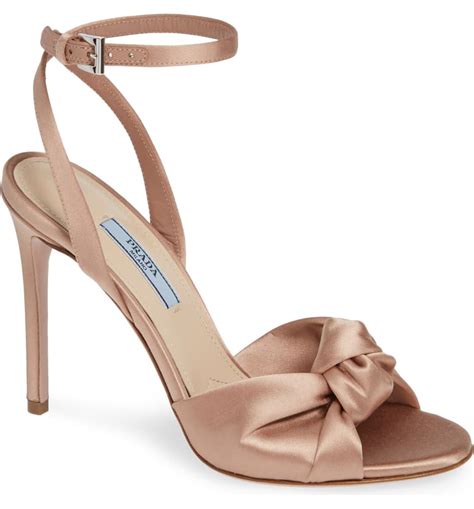 prada knotted silk sandal|prada sandals sale.